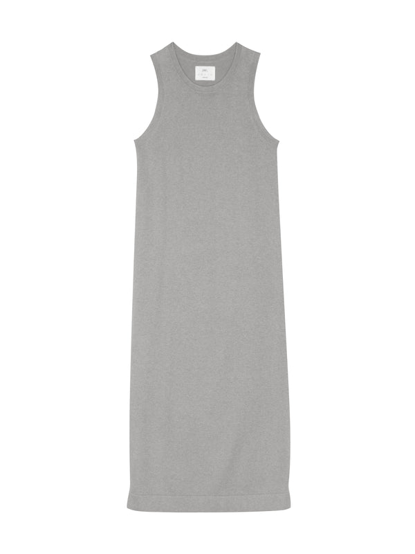JHL Split Tank Dress (Cotton Cashmere) Grey Marle