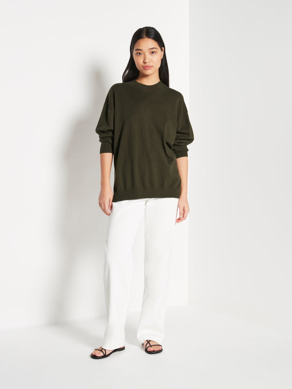JHL Crew Sweater (Cotton Cashmere) Spruce