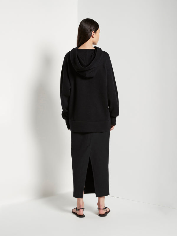 JHL Luxe Hoodie (Cotton Cashmere) Black