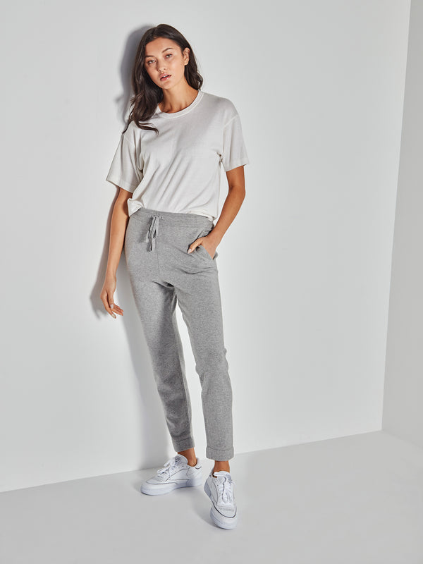 JHL Slim Trackpant (Cotton Cashmere) Grey Marle