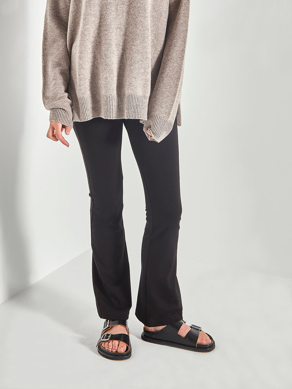Flare Legging (Ponti) Black